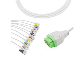A2030-EE0 GE Healthcare Kompatibel Ekg-kabel 11-pin 10KΩ IEC Cli
