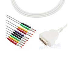 A4029-EE0 GE Healthcare Kompatibel Direkt Verbinden Ekg-kabel DB-15 Stecker 10KΩ IEC Banana