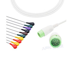 A1045-EE0 Comen Kompatibel Ekg-kabel Runde 12pin IEC Snap