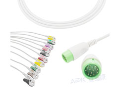 A2045-EE0 Comen Kompatibel Ekg-kabel Runde 12pin IEC Clip