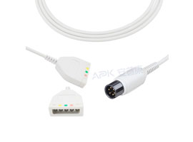 A3037-EK2E Mindray Datascope Kompatibel Euro Typ 3-blei Stamm Kabel AHA / IEC 6pin