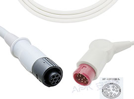A0816-BC07 Philips Kompatibel IBP Adapter Kabel mit Medex Logische Stecker