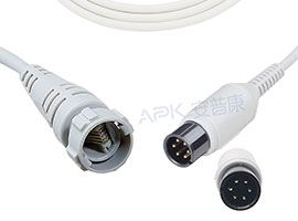 A1318-BC12 Mindray Kompatibel IBP Kabel 6pin, mit Medex/Argon Stecker