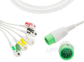 A510C-EC0 Comen Kompatibel Einem stück 5-blei EKG Kabel Clip, IEC 12pin
