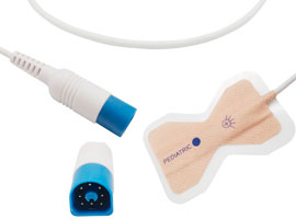 A0816-SP03 Philips Kompatibel Pediatric Einweg SpO2 Sensor mit 50cm Kabel 8pin