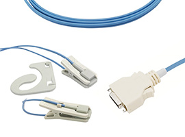A1418-SR114PMU Covidien > Nellcor Kompatibel Ohr-clip SpO2 Sensor mit 300cm Kabel 14-pin