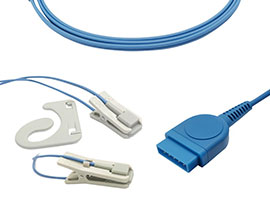 A0705-SR104PU GE Healthcare > Marquette Kompatibel Ohr-clip SpO2 Sensor mit 300cm Kabel 11pin