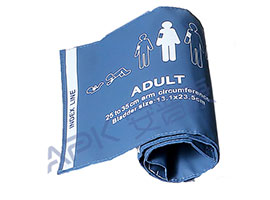 A-XT-07 Blau TPU Erwachsene Blase Manschette, Doppel Schlauch (Blase 13,1x23,5 cm, gliedmaßen cir =