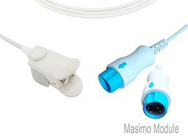 A1315-SP140PV Mindray Kompatibel Pädiatrischen Finger Clip Sensor mit 300cm Kabel Runde 7-pin
