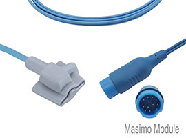 A1315-SI105PU Mindray Kompatibel Infant Weiche SpO2 Sensor mit 300cm Kabel Runde 12-pin