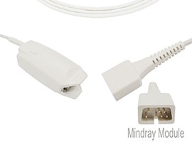 A1318-SA203PV Mindray Kompatibel Erwachsene Finger Clip SpO2 Sensor mit 90cm Kabel DB9(7pin)